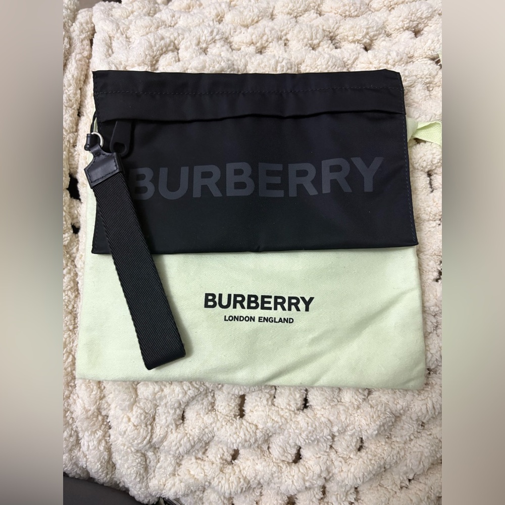 Burberry Black and Pouch with dust bag